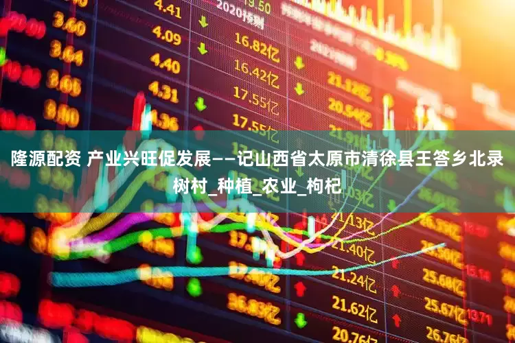 隆源配资 产业兴旺促发展——记山西省太原市清徐县王答乡北录树村_种植_农业_枸杞